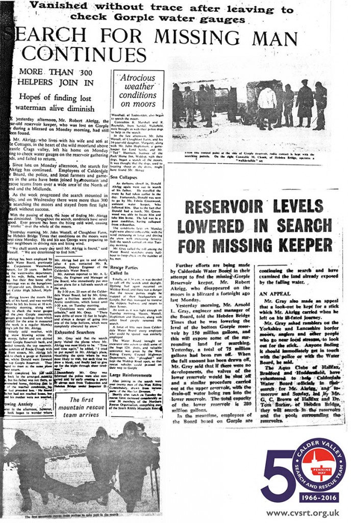 Newspaper cuttings from the time