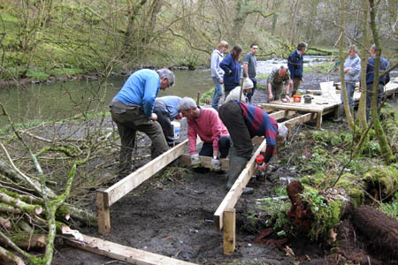 Work on a boardwalk as part of an ACT project Work on a boardwalk as part of an ACT project