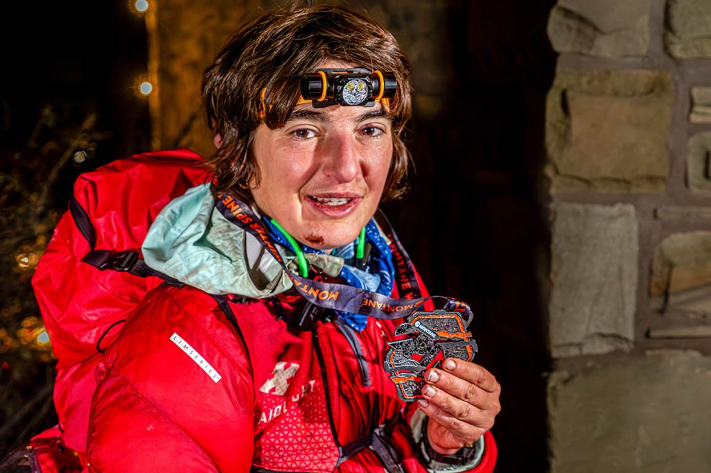 Women's winner Claire Bannwarth. Photo: willbaldlygo