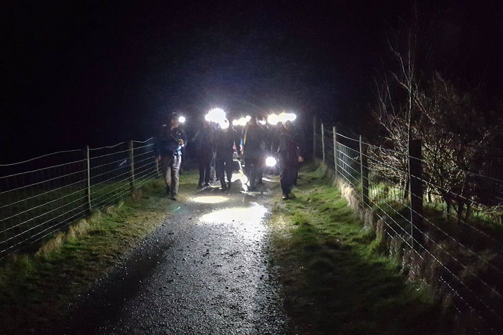 Team members stretchered the injured walker down to Gatesgarth Farm. Photo: Cockermouth MRT