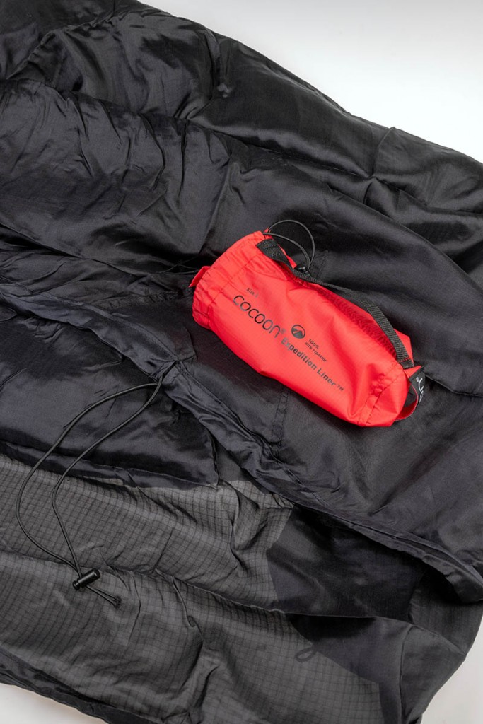 Cocoon Ripstop Silk Expedition Liner. Photo: Bob Smith Photography