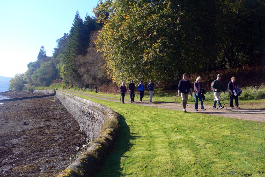 The Cowal Way at Caladh Harbour. Photo: SNH The Cowal Way at Caladh Harbour. Photo: SNH