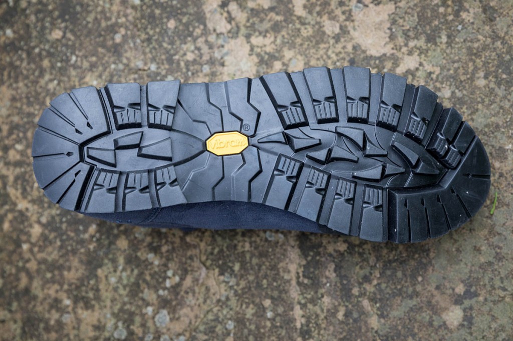 The Vibram sole has deep lugs. Photo: Bob Smith/grough The Vibram sole has deep lugs. Photo: Bob Smith/grough