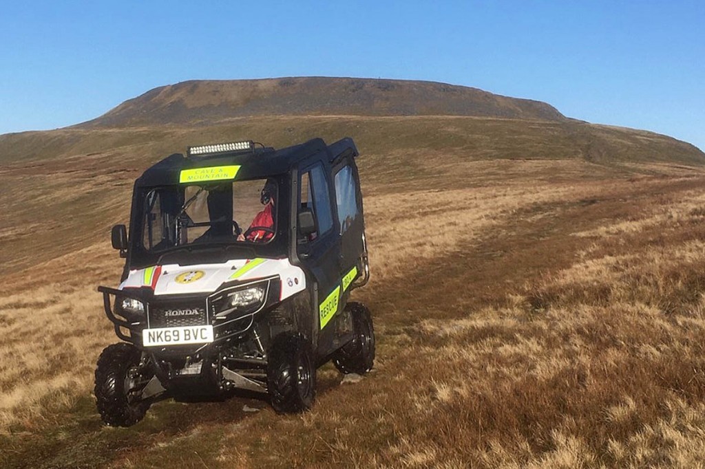 The new vehicle in use on Ingleborough. Photo: CRO The new vehicle in use on Ingleborough. Photo: CRO