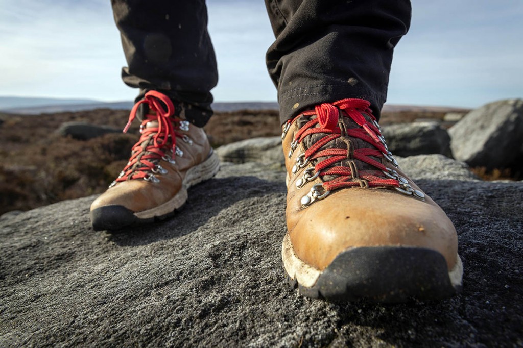 The Danner Mountain 600 boots in action. Photo: Bob Smith/grough