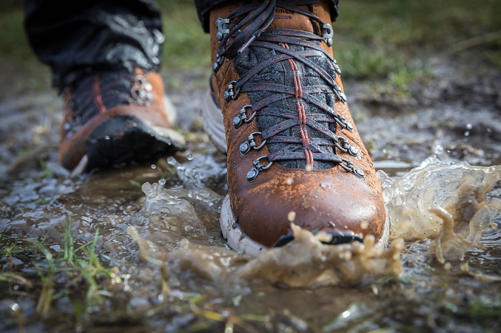 The boots are waterproof and insulated. Photo: Bob Smith/grough The boots are waterproof and insulated. Photo: Bob Smith/grough