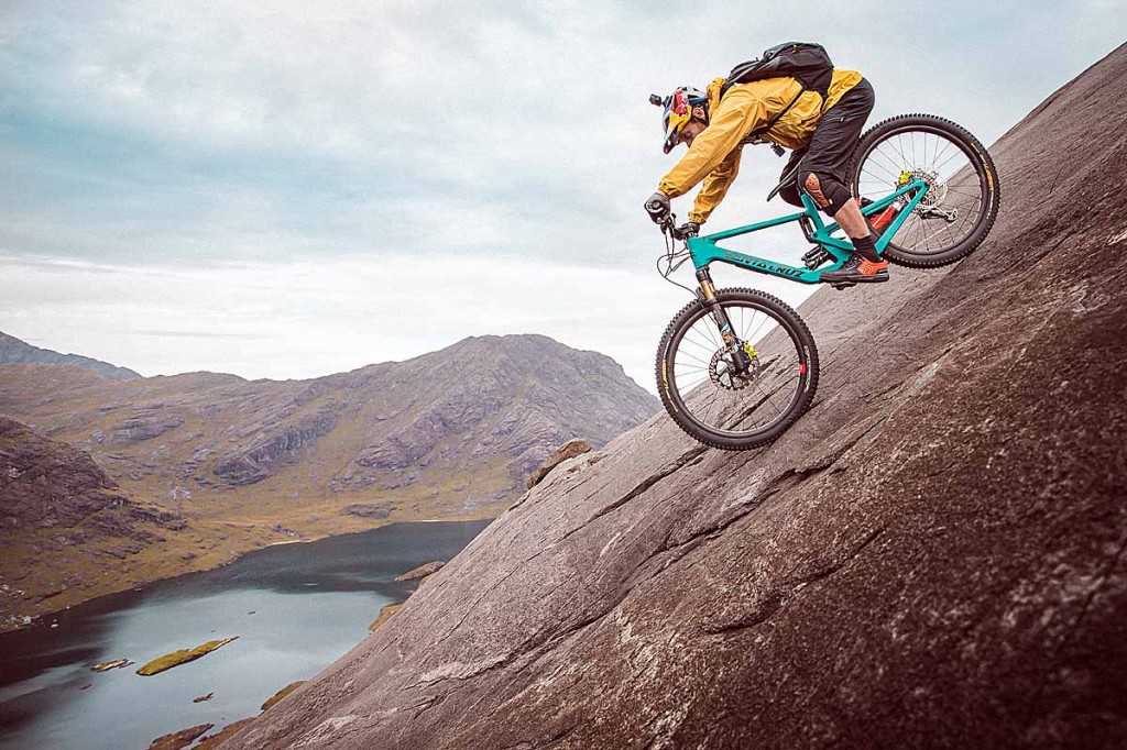 Danny MacAskill in action on The Slabs