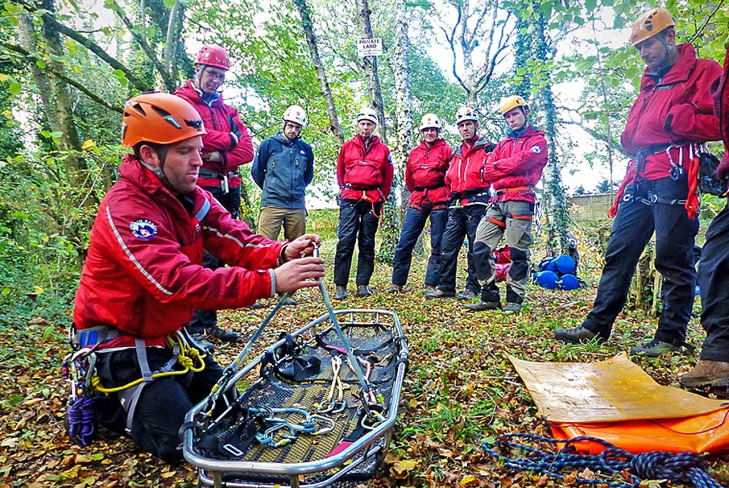 Rescuers hone their skills during the training. Photo: Dartmoor SRT Ashburton Rescuers hone their skills during the training. Photo: Dartmoor SRT Ashburton