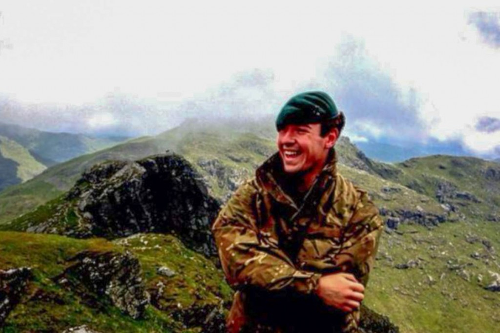 The former Royal Marine was raising funds for Scottish Mountain Rescue