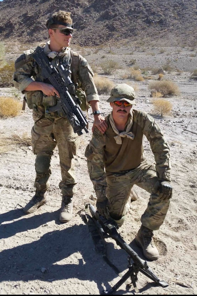 David Parrish with Luke Ireland