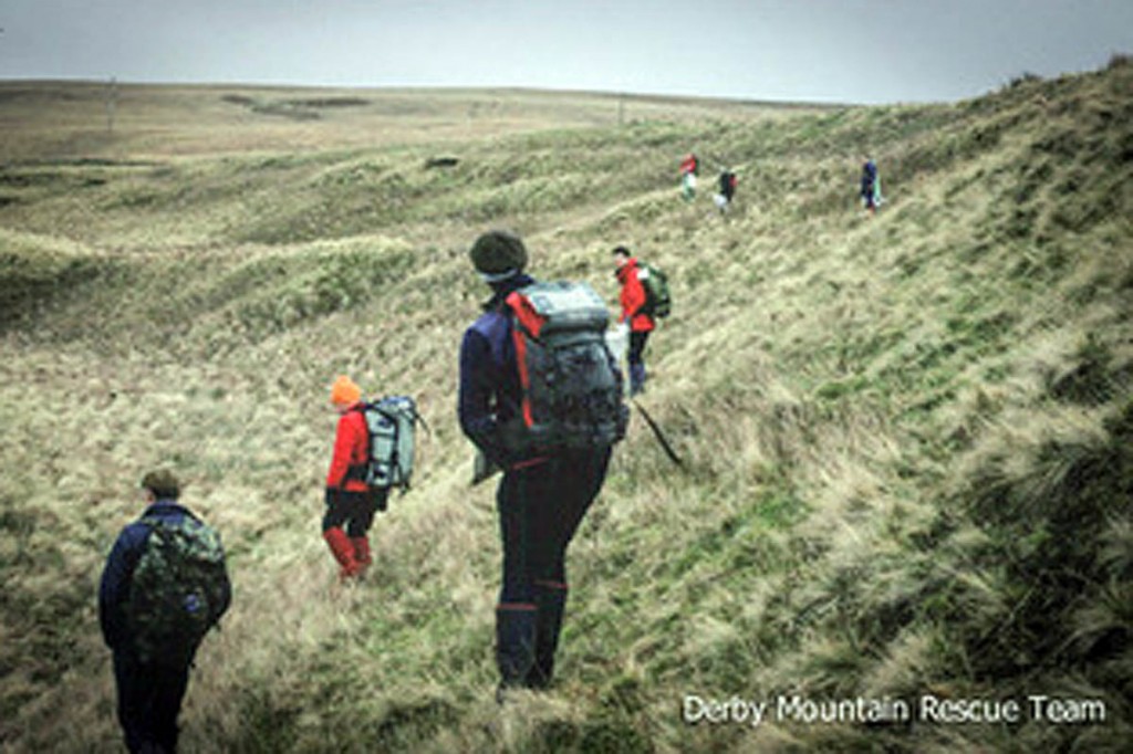 Rescuers take part in the search after the Lockberie bombing. Photo: Derby MRT Rescuers take part in the search after the Lockberie bombing. Photo: Derby MRT