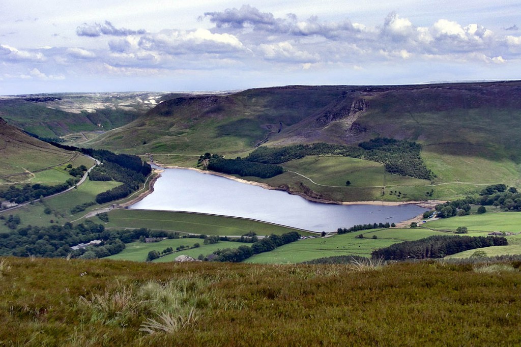 Mr Lytton's body was found on the track near Dove Stone Reservoir. Photo: Ian Roberts CC-BY-SA-2.0