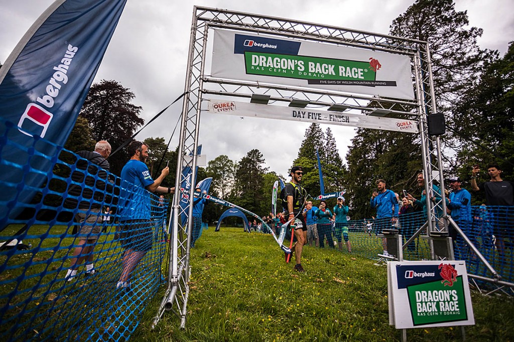 Galen Reynolds crosses the line to win the men's race. Photo: No Limits Photography