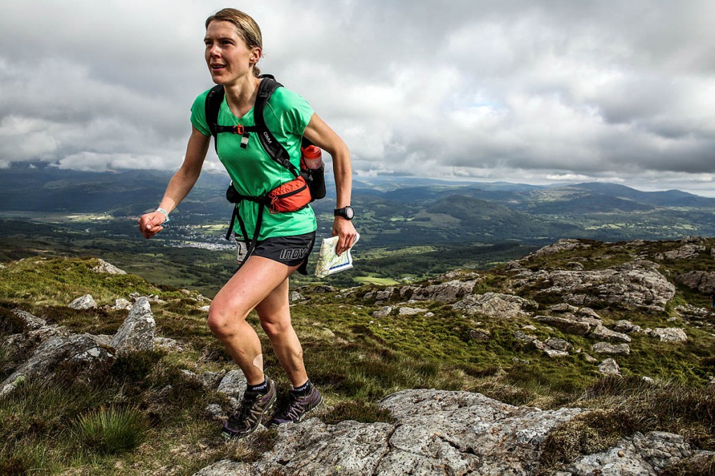 Jasmin Paris is still running strong in second position. Photo: Ian Corless