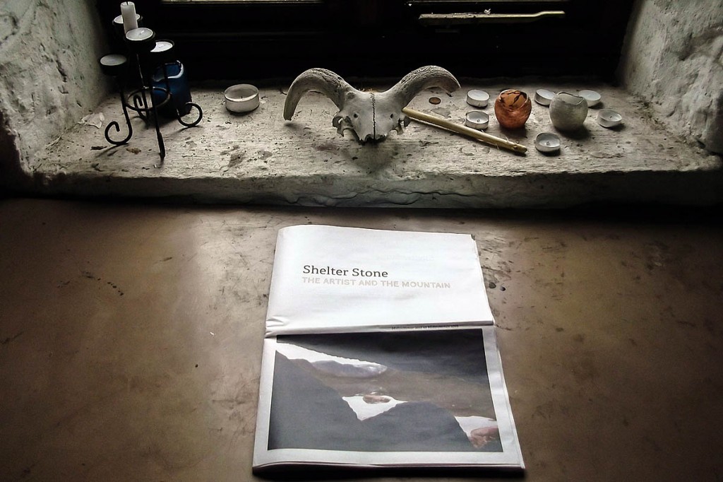 The publication in Moel Prysgau Bothy, Wales. Photo: University of Dundee