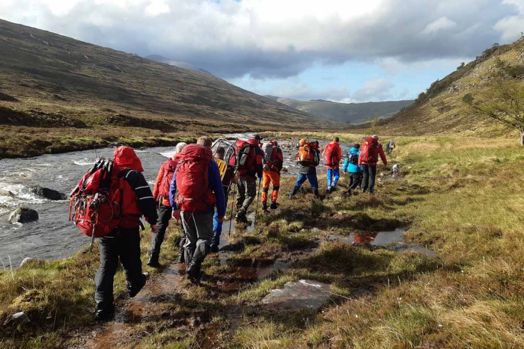 The incident involved 15 team members. Photo: Mark Robson/Dundonnell MRT The incident involved 15 team members. Photo: Mark Robson/Dundonnell MRT