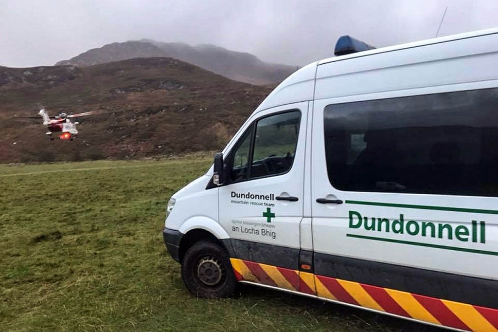 More than 30 rescuers took part in the search for the lost walker. Photo: Dundonnell MRT More than 30 rescuers took part in the search for the lost walker. Photo: Dundonnell MRT