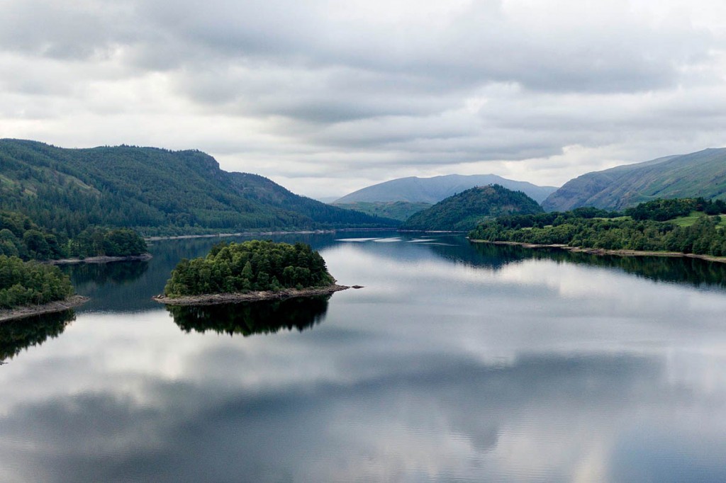 Tree Top Trek wants to build twin zipwires across the lake. Photo: Friends of the Lake District