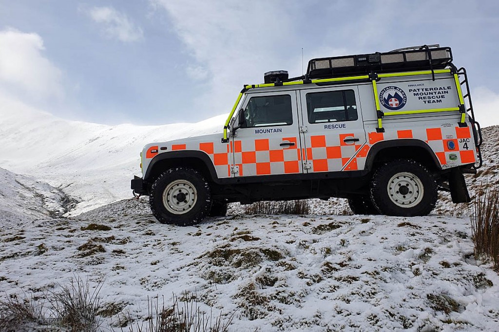 Half the cash will go towards Patterdale MRT's new vehicle appeal