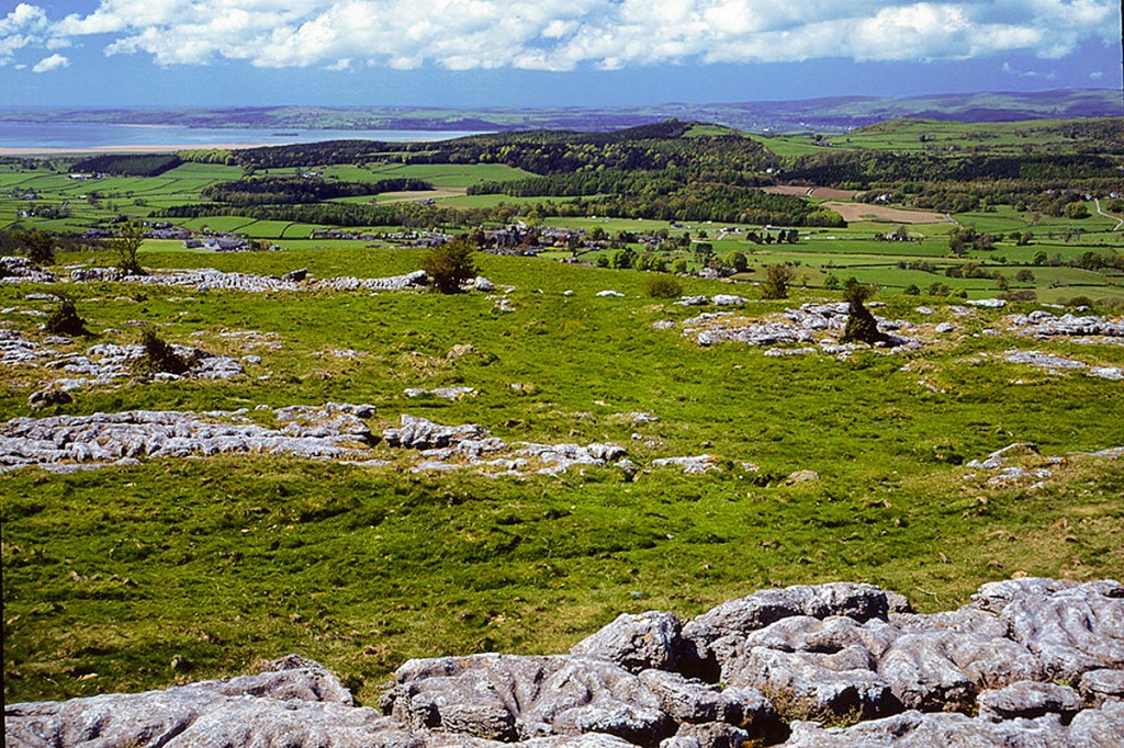 The Cartmel area from Hampsfell The Cartmel area from Hampsfell