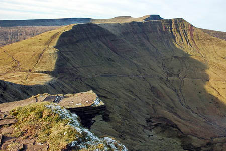 Fan y Bîg, scene of one of the rescues. Photo: Philip Halling CC-BY-SA-2.0 Fan y Bîg, scene of one of the rescues. Photo: Philip Halling CC-BY-SA-2.0