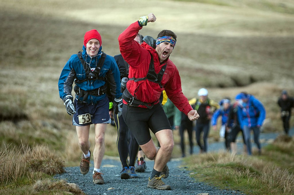 Competitors make the ascent of Ingleborough during the 2012 Fellsman. Photo: Bob Smith/grough Competitors make the ascent of Ingleborough during the 2012 Fellsman. Photo: Bob Smith/grough