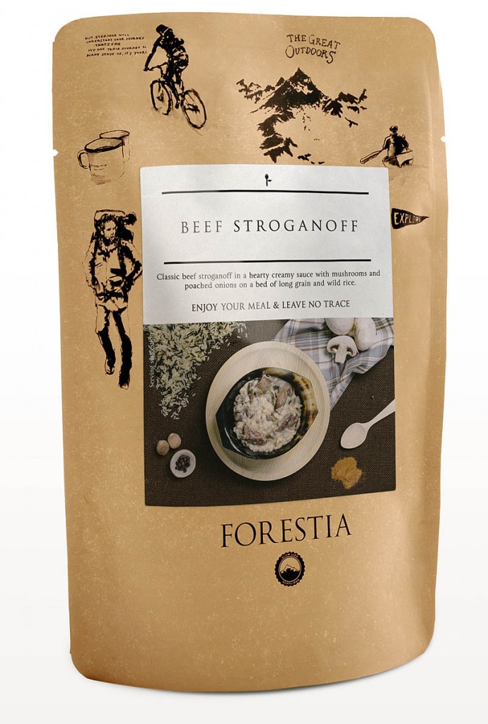 The meals can be eaten straight from the pack after cooking