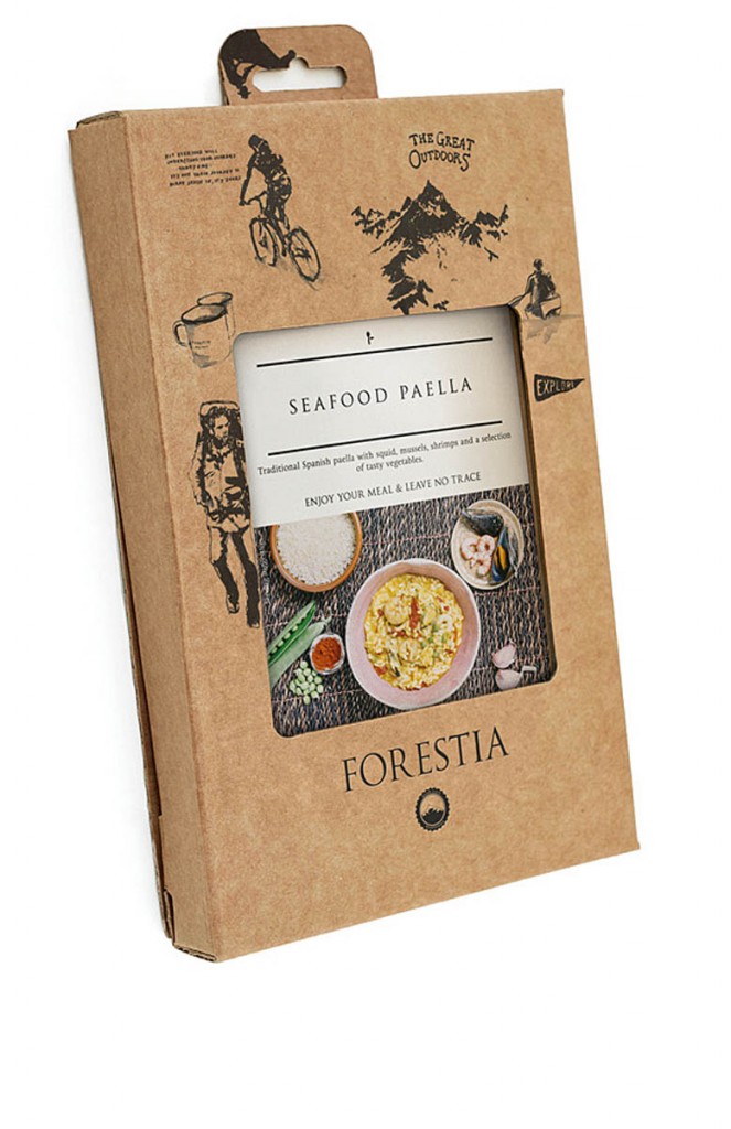 Forestia meals come with the option of an accompanying self-heating bag