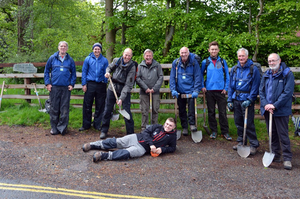 The team that tackled the Cat Bells drain runs The team that tackled the Cat Bells drain runs