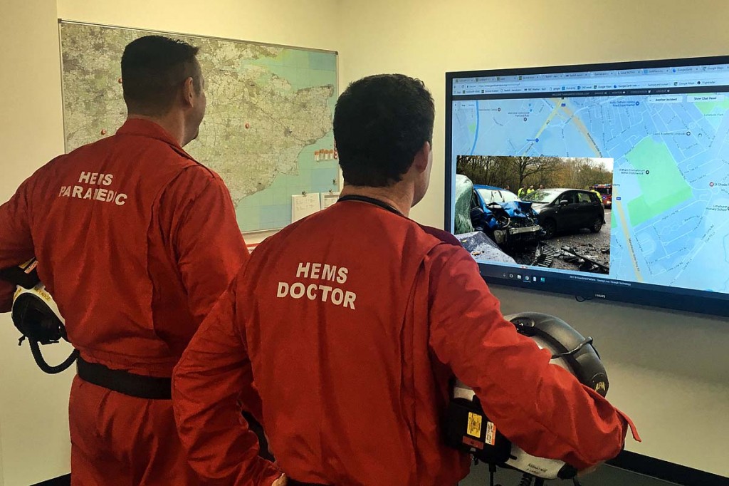 The Instant on Scene system allows remote views of casualty sites The Instant on Scene system allows remote views of casualty sites