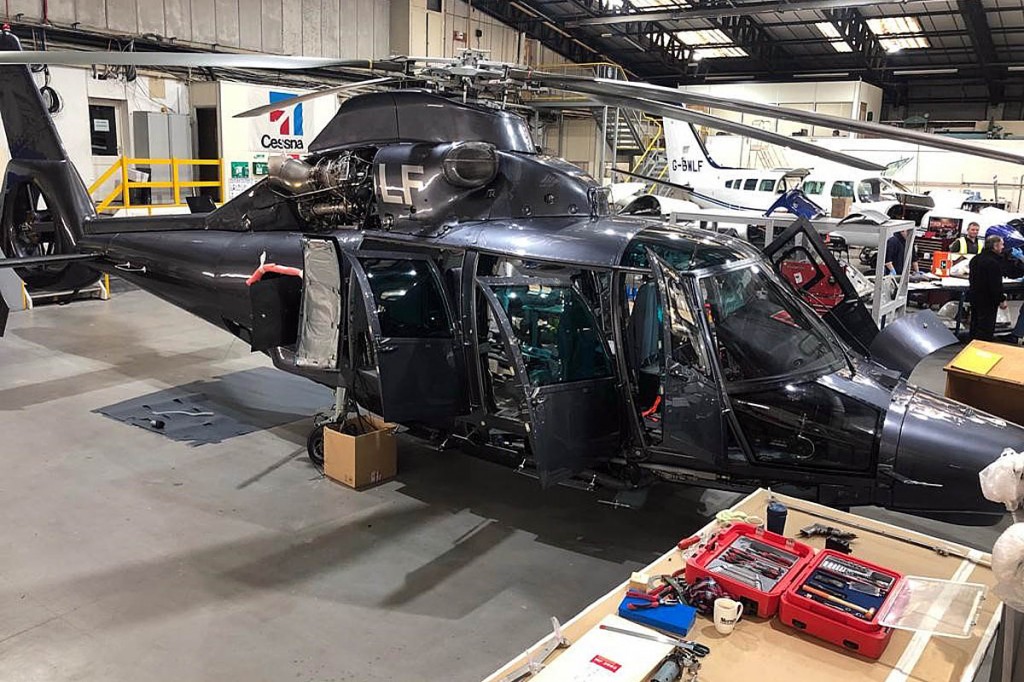 The new aircraft is currently being fitted out in Leeds. Photo: GNAAS The new aircraft is currently being fitted out in Leeds. Photo: GNAAS