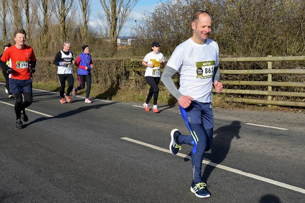 Dave Tighe competes in the half-marathon Dave Tighe competes in the half-marathon