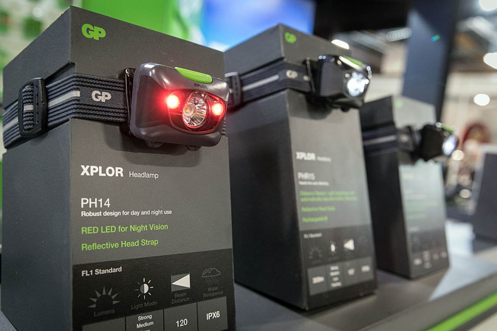 The GP Xplor headtorches. Photo: Bob Smith/grough The GP Xplor headtorches. Photo: Bob Smith/grough