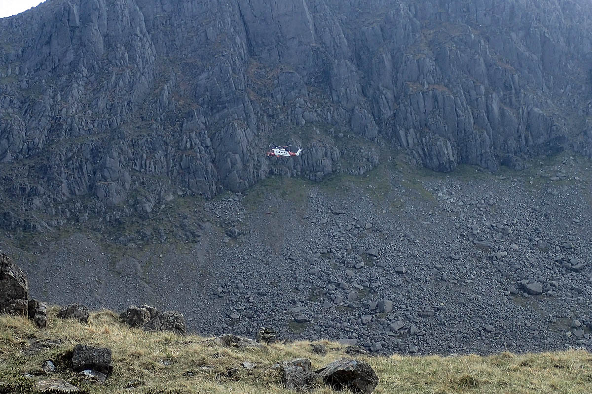 grough — 'Extremely lucky' climber airlifted from crag after Great