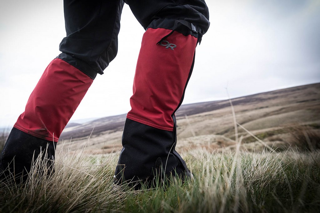 Gaiters provide extra protection for the lower legs. Photo: Bob Smith/grough
