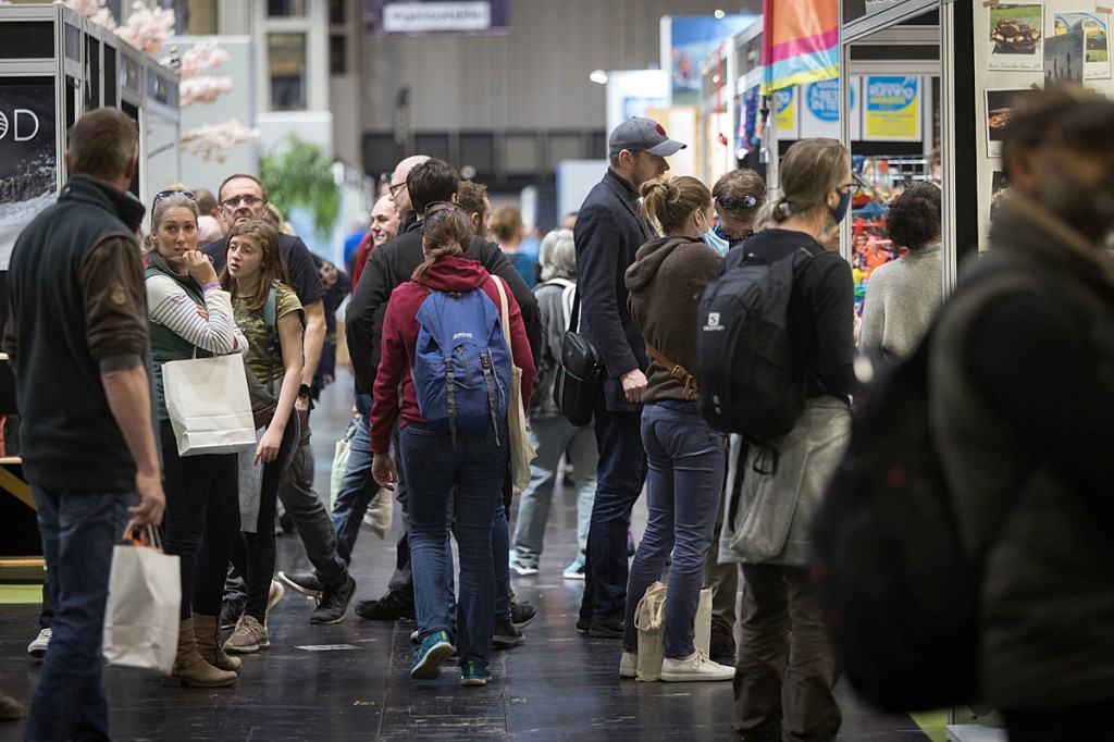 More than 14,000 people visited the National Outdoor Expo. Photo: Bob Smith/grough