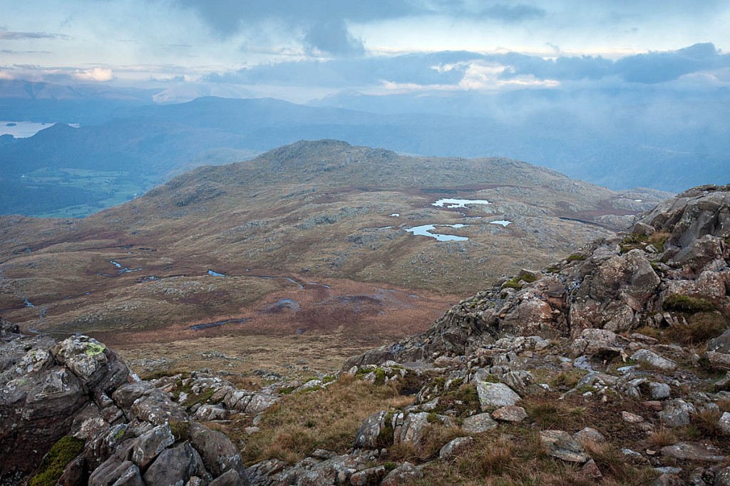 The runner was advised to head north from Glaramara's summit. Photo: Bob Smith/grough