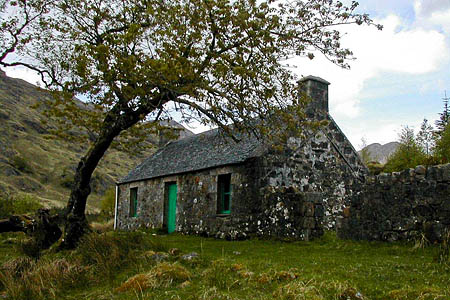 The association hopes to bring the Gleann Dubh-lighe bothy back into use. Photo: MBA The association hopes to bring the Gleann Dubh-lighe bothy back into use. Photo: MBA