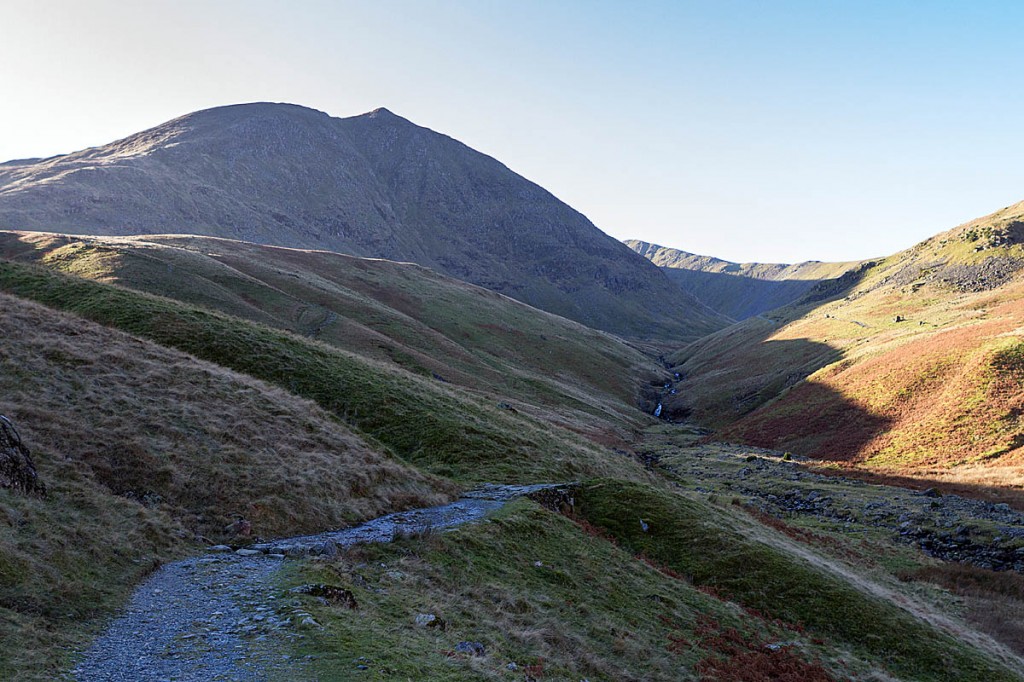 The injured man was found on the main Glenridding Common path. Photo: Bob Smith/grough The injured man was found on the main Glenridding Common path. Photo: Bob Smith/grough