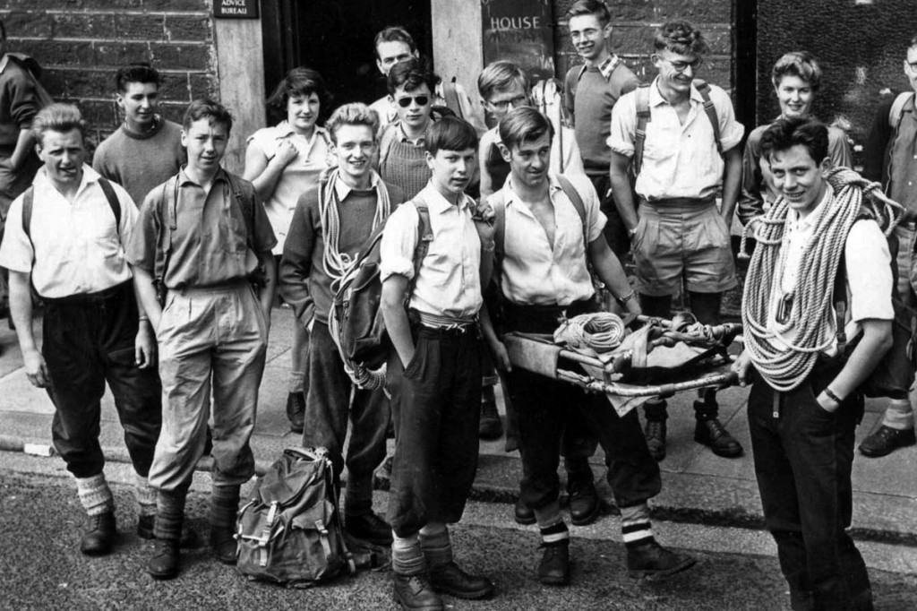 Ray Davies, left, is seen with team members in the early years Ray Davies, left, is seen with team members in the early years