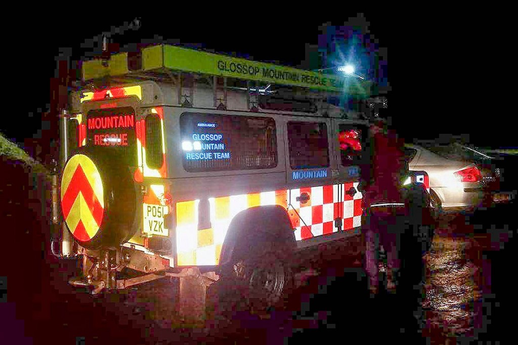 The team was also called out to aid a group of walkers on Bleaklow. Photo: Glossop MRT