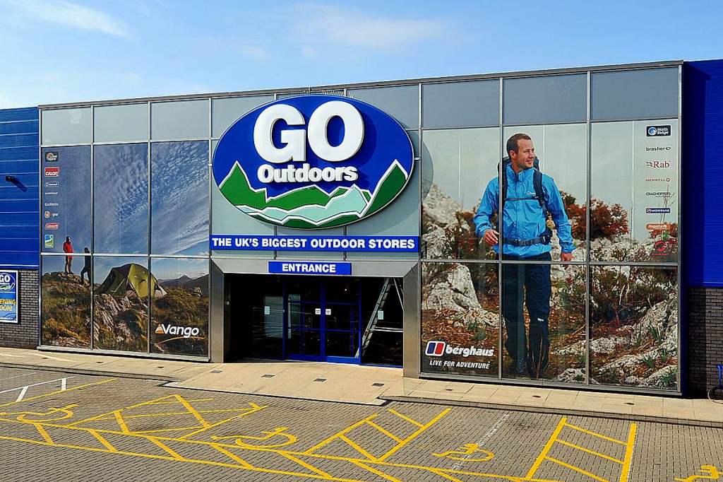 Go Outdoors operates 67 stores across the UK Go Outdoors operates 67 stores across the UK