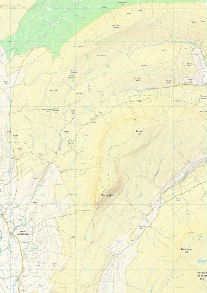The area around Pen-y-ghent in the Yorkshire Dales The area around Pen-y-ghent in the Yorkshire Dales