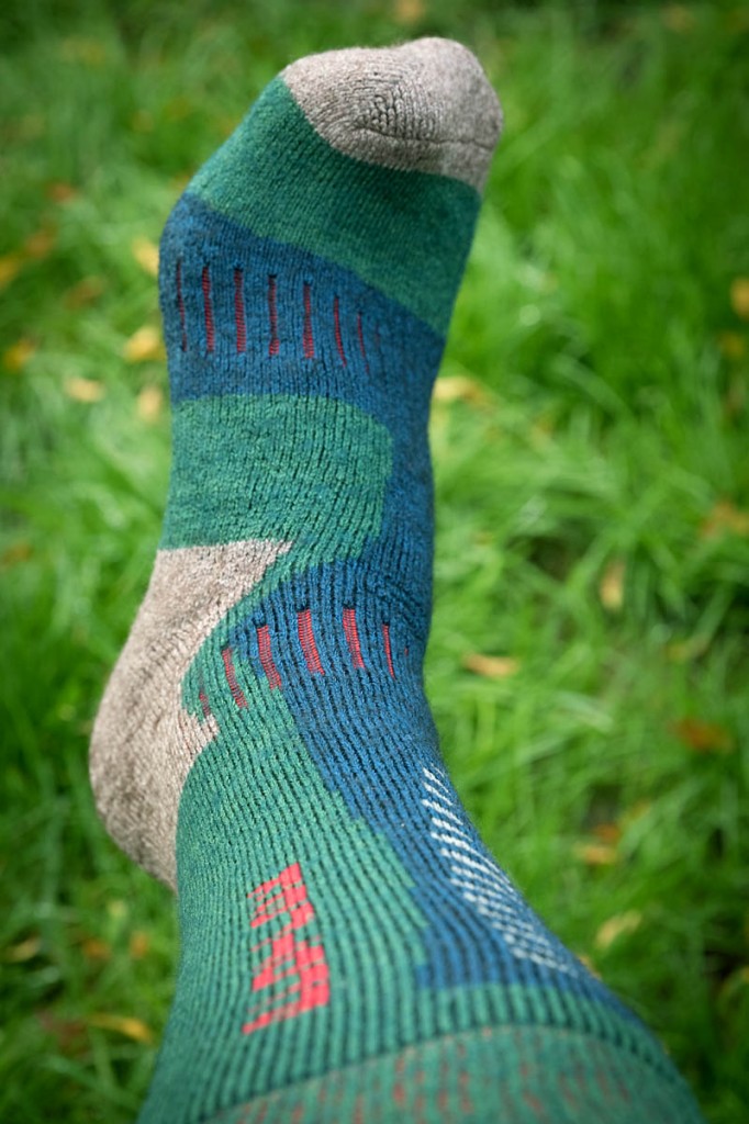 The HJ Hall Extreme ProTrek sock. Photo: Bob Smith/grough The HJ Hall Extreme ProTrek sock. Photo: Bob Smith/grough