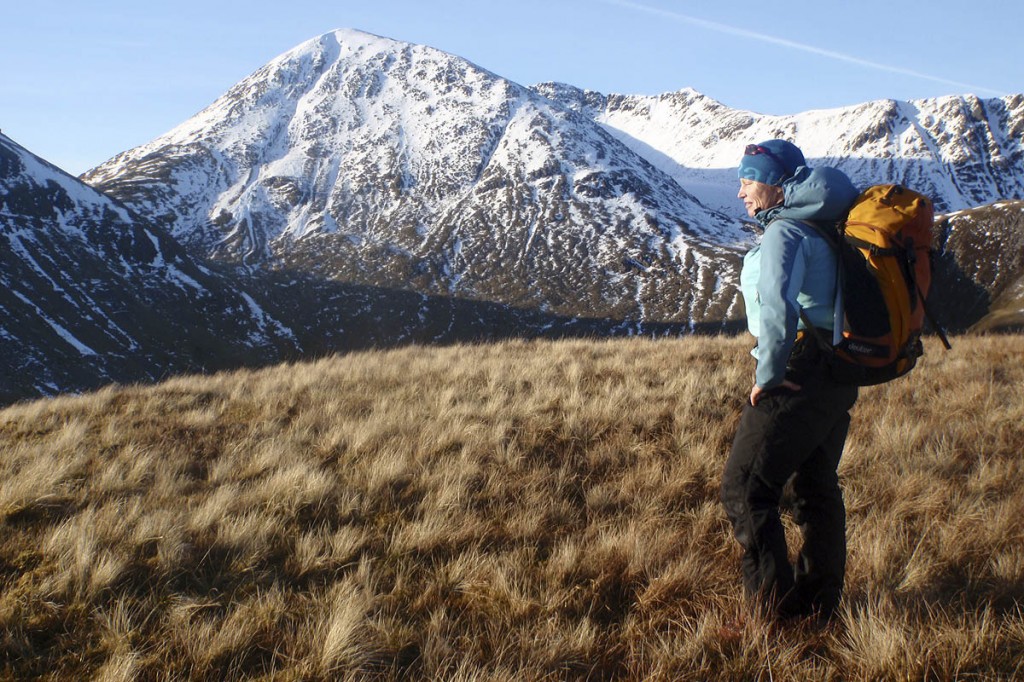 Heather Morning in Glenelg, where winter is still in evidence on the mountains Heather Morning in Glenelg, where winter is still in evidence on the mountains