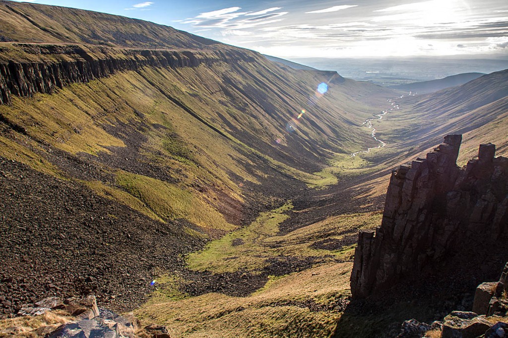 The three commons lie south-east of High Cup Nick. Photo: Bob Smith/grough The three commons lie south-east of High Cup Nick. Photo: Bob Smith/grough
