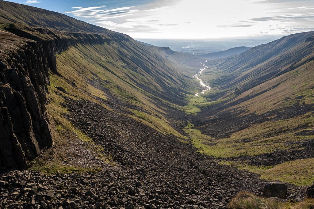 The runner was found at High Cup Nick in the northern Pennines. Photo: Bob Smith