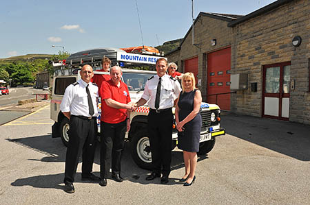 The fire station is handed over to the team