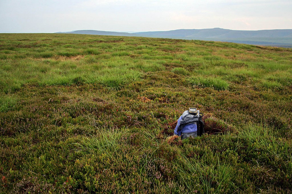 The equipment in operation during the third survey of the southern point. Photo: Myrddyn Phillips