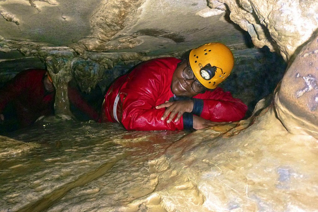 Caving is one of the activities normally offered by the hall